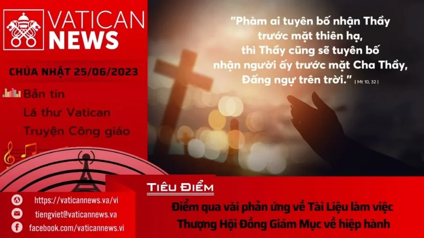 Radio Chúa Nhật 25/06/2023 – Vatican News Tiếng Việt