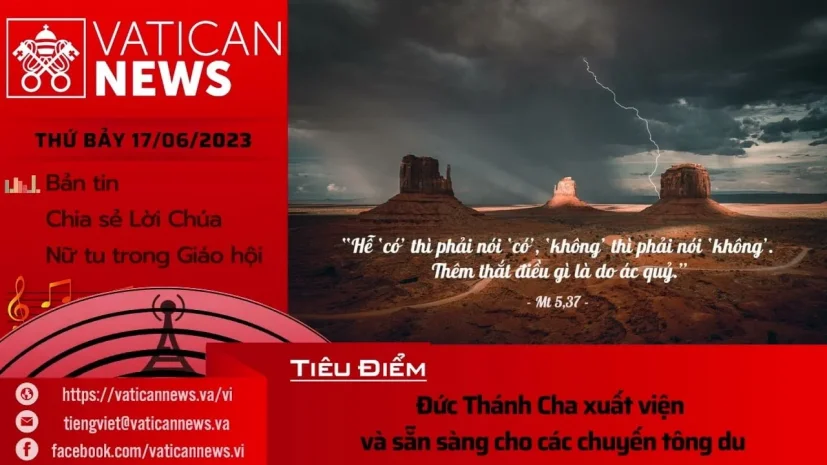 Radio thứ Bảy 17/06/2023 – Vatican News Tiếng Việt