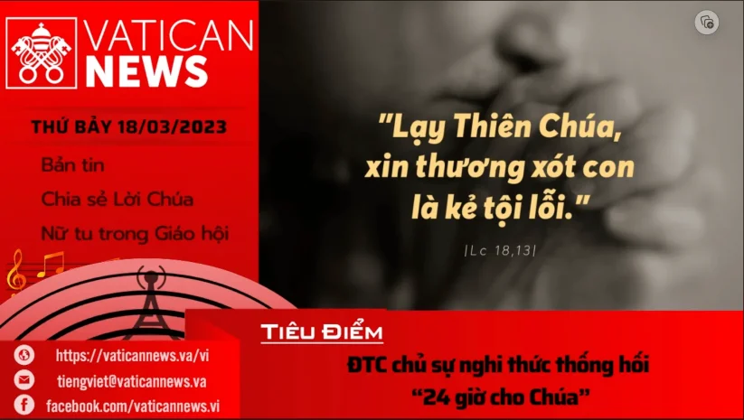 Radio thứ Bảy 18/03/2023 – Vatican News Tiếng Việt