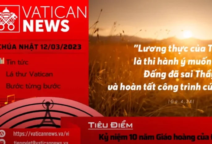 Radio Chúa Nhật 12/03/2023 – Vatican News Tiếng Việt