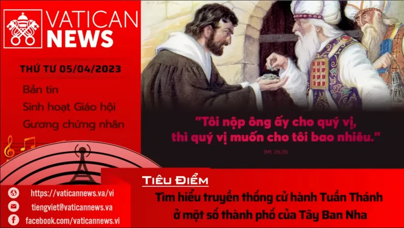 Radio thứ Tư 05/04/2023 – Vatican News Tiếng Việt