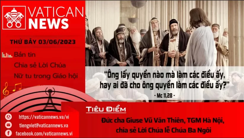 Radio Chúa Nhật 04/06/2023 – Vatican News Tiếng Việt