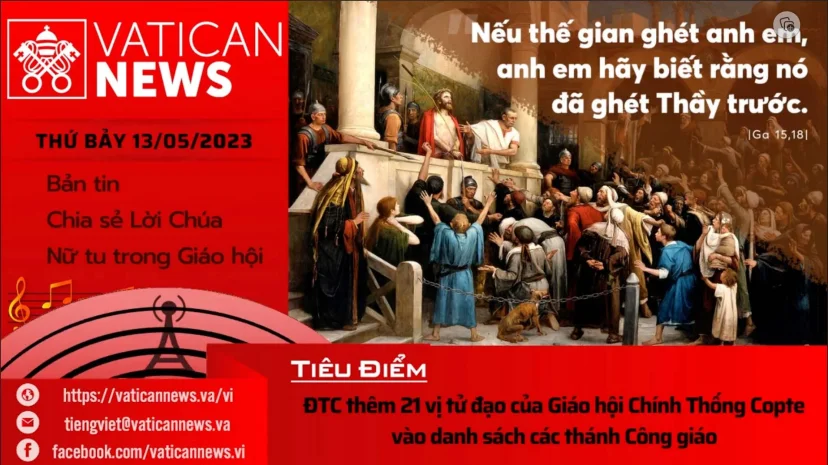 Radio thứ Bảy 13/05/2023 – Vatican News Tiếng Việt