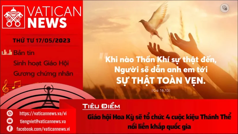 Radio thứ Tư 17/05/2023 – Vatican News Tiếng Việt