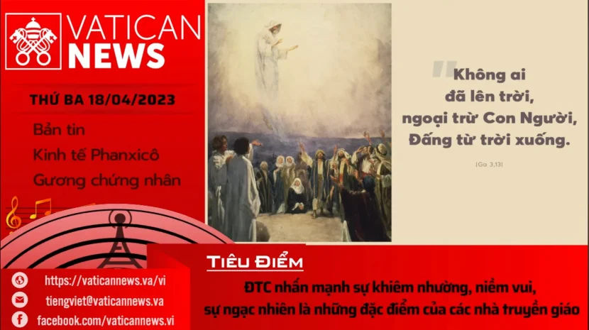Radio thứ Ba 18/04/2023 – Vatican News Tiếng Việt