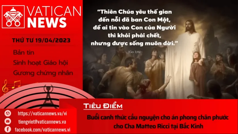 Radio thứ Tư 19/04/2023 – Vatican News Tiếng Việt