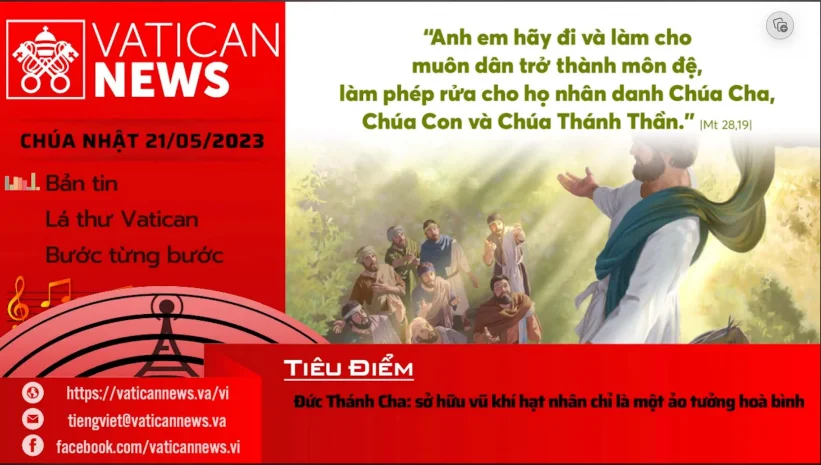 Radio Chúa Nhật 21/05/2023 – Vatican News Tiếng Việt