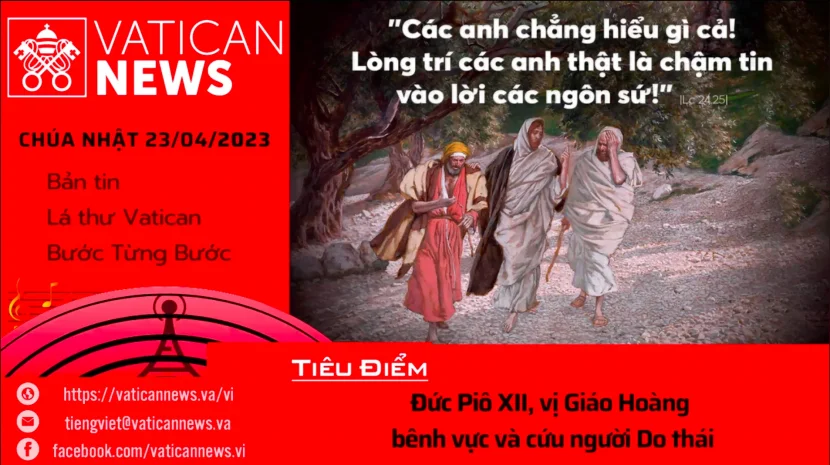 Radio Chúa Nhật 23/04/2023 – Vatican News Tiếng Việt