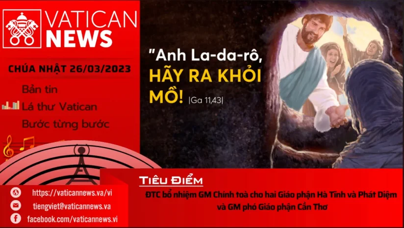 Radio Chúa Nhật 26/03/2023 – Vatican News Tiếng Việt
