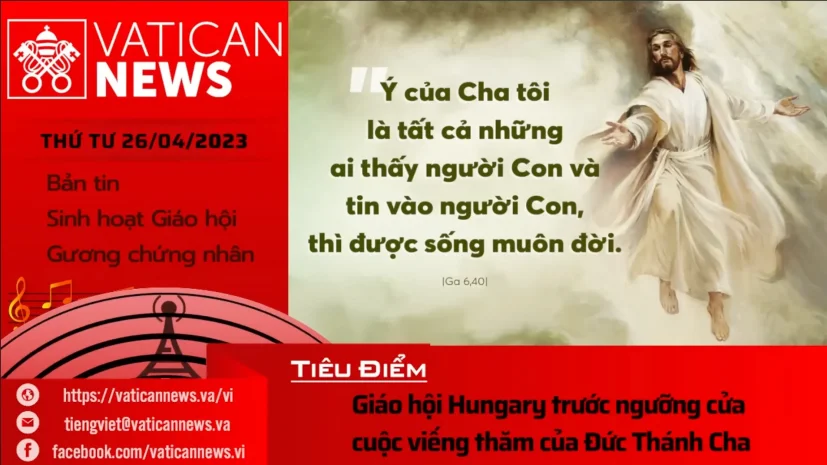 Radio thứ Tư 26/04/2023 – Vatican News Tiếng Việt