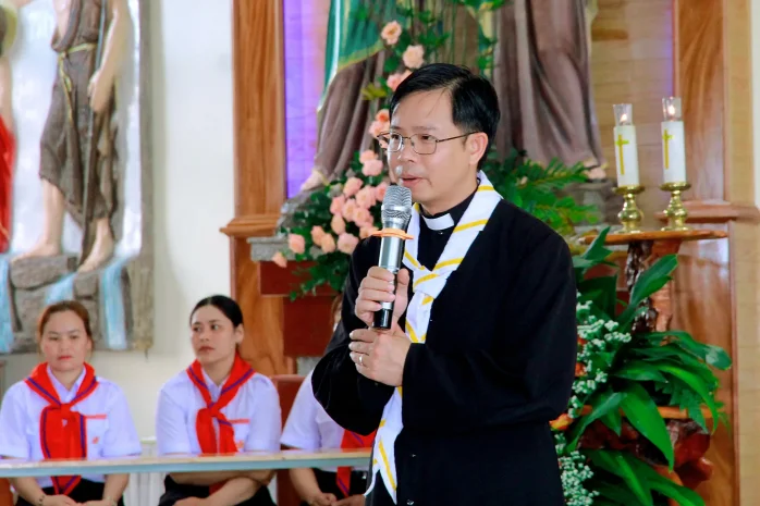 Xứ Đoàn Emmanuel Lê Văn Phụng Giáo Xứ Tân Lạc (Bảo Lộc) Khai Giảng Năm Học Giáo Lý 2025 – 2026