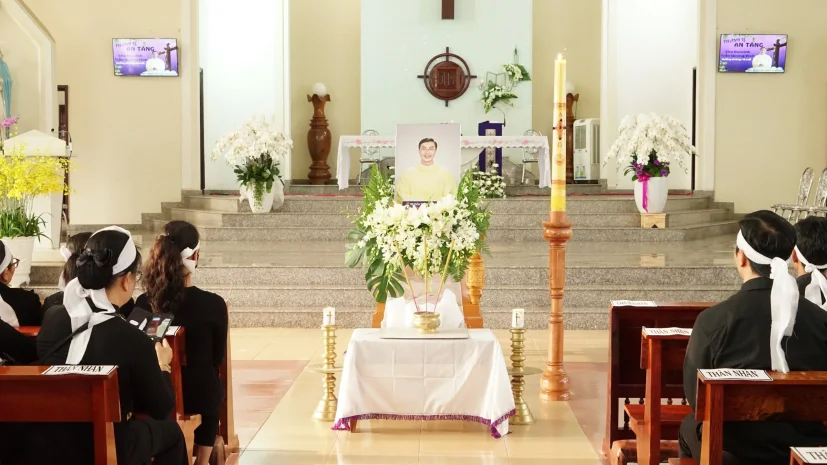 Thánh Lễ An Táng Cha Đaminh Trần Quang Vinh – Quản Xứ Giáo Xứ Kim Phát, Giáo Hạt Đức Trọng, Giáo Phận Đà Lạt