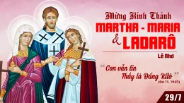 Thánh Martha, Maria và Ladarô