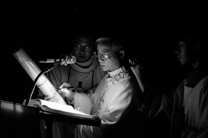 Giáo xứ Chính Tòa Đà Lạt: Thánh Lễ Canh Thức Vượt Qua, Vọng Phục Sinh