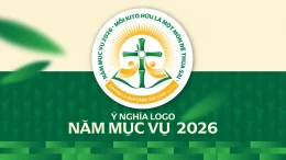 LOGO NĂM MỤC VỤ 2026: MỖI KITÔ HỮU LÀ MỘT MÔN ĐỆ THỪA SAI: “ANH EM LÀ ÁNH SÁNG THẾ GIAN” (MT 5,14)
