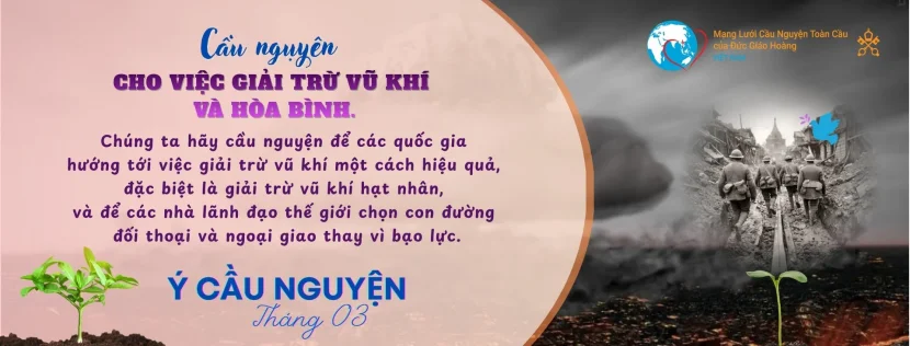 Ý CẦU NGUYỆN CỦA ĐỨC GIÁO HOÀNG – THÁNG 3/2026