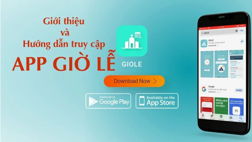 Giới thiệu ứng dụng (App) và trang web “Giờ lễ”