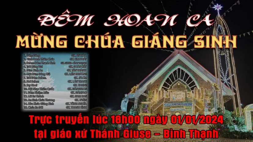 Trực tuyến: Hoan Ca Mừng Chúa Giáng Sinh – Giáo Hạt Đức Trọng