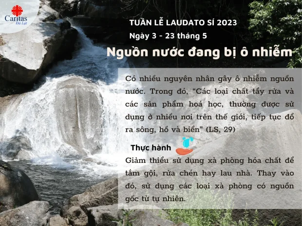 Tuần lễ Laudato Sí 2023 – Ngày 3: Nguồn Nước Đang Bị Ô Nhiễm