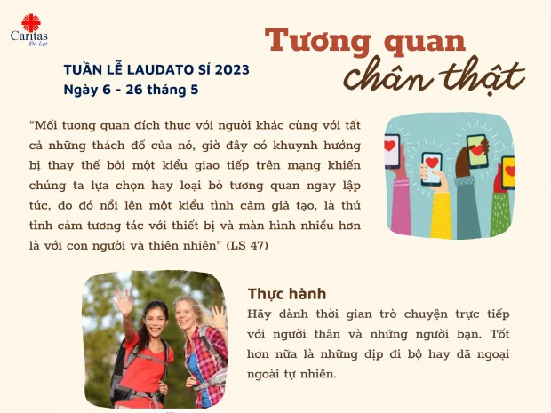 Tuần lễ Laudato Sí 2023 – Ngày 6: Tương Quan Chân Thật