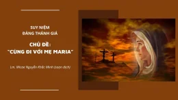 Suy niệm Đàng Thánh Giá với chủ đề: “Cùng đi với Mẹ Maria”