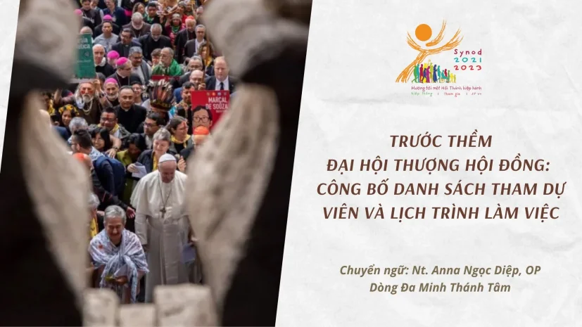 Trước thềm Đại hội Thượng Hội đồng: Công bố danh sách tham dự viên và lịch trình làm việc
