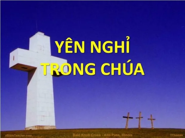 AN NGHỈ TRONG CHÚA